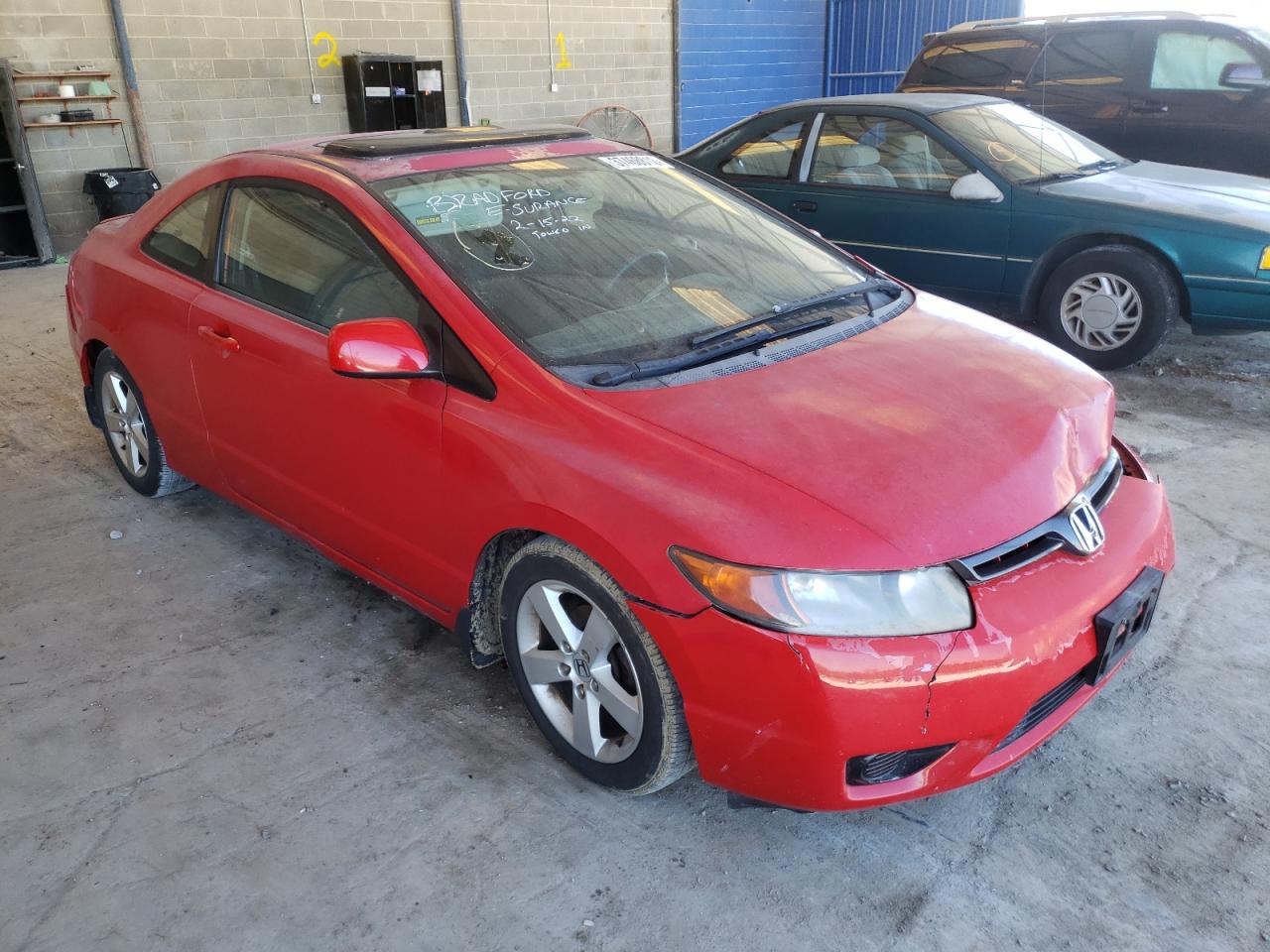 Photo 1 from auction – 2008 HONDA CIVIC EX with VIN 2HGFG12828H557614