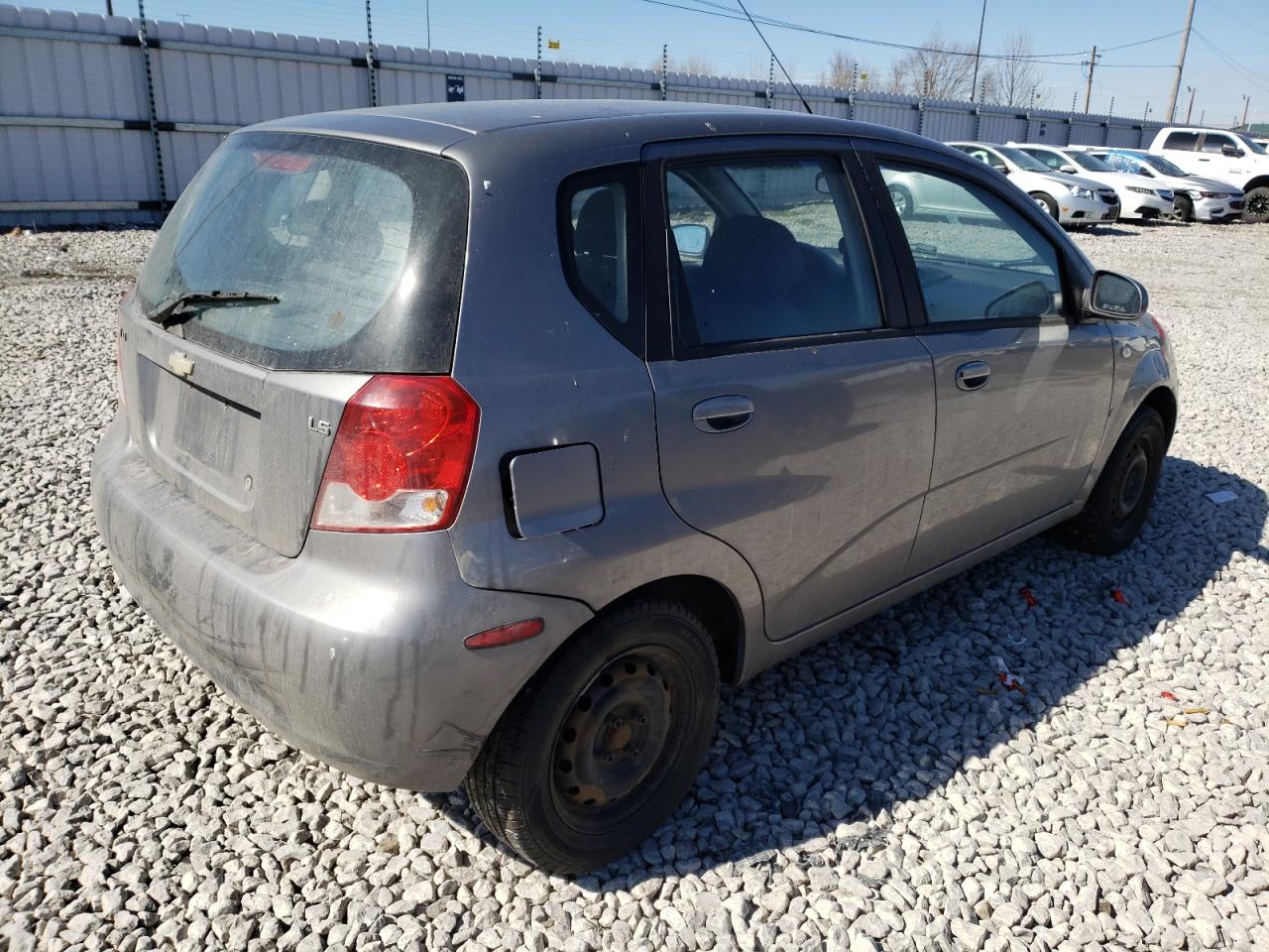 Photo 4 from auction – 2007 CHEVROLET AVEO BASE with VIN KL1TD66617B710563
