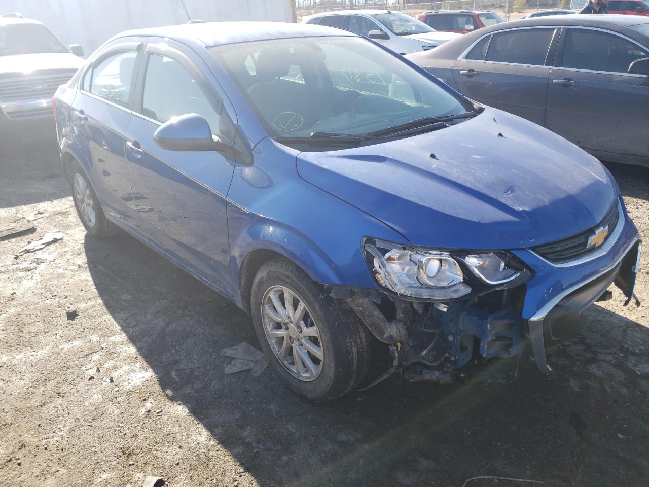 CHEVROLET SONIC LT 2017 with VIN 1G1JD5SH9H4155216 - Photo from auction