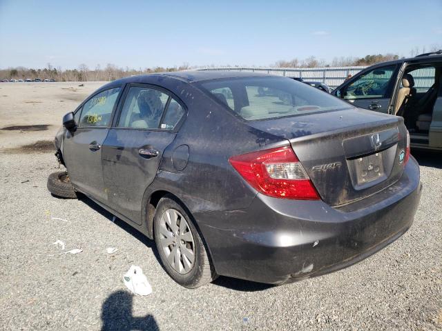 Photo 3 from auction – 2012 HONDA CIVIC LX with VIN 19XFB2F56CE026715