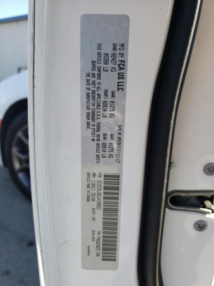 Photo 10 from auction – 2018 DODGE CHARGER GT with VIN 2C3CDXJGXJH189831