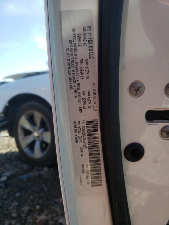 Photo 10 from auction – 2016 DODGE CHALLENGER with VIN 2C3CDZAG1GH101835
