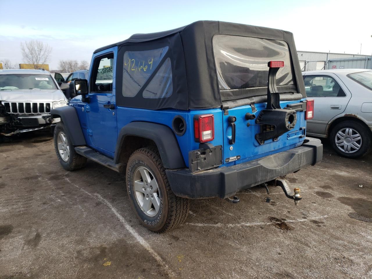 Photo 3 from auction – 2015 JEEP WRANGLER S with VIN 1C4AJWAG5FL746676