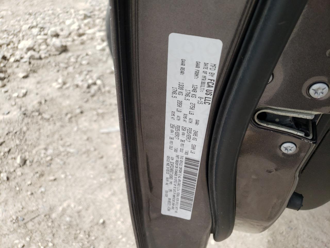 Photo 10 from auction – 2016 DODGE JOURNEY SE with VIN 3C4PDCAB5GT103061
