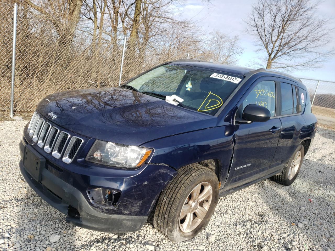 Photo 2 from auction – 2014 JEEP COMPASS SP with VIN 1C4NJDBB4ED774261