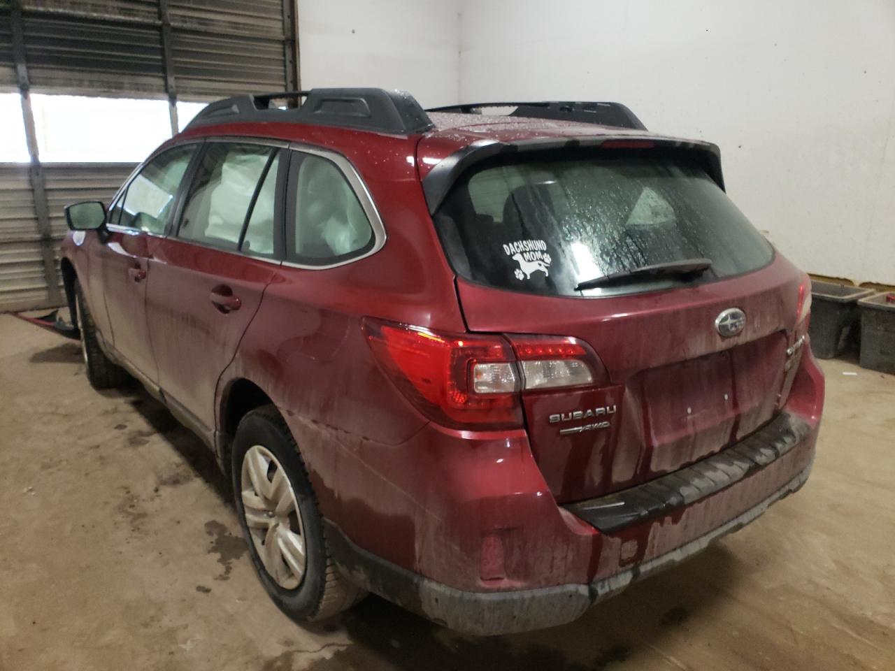 Photo 3 from auction – 2016 SUBARU OUTBACK 2. with VIN 4S4BSBAC6G3216575