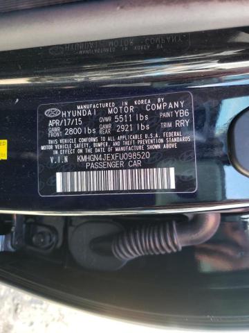 Photo 10 from auction – 2015 HYUNDAI GENESIS 3. with VIN KMHGN4JEXFU098520