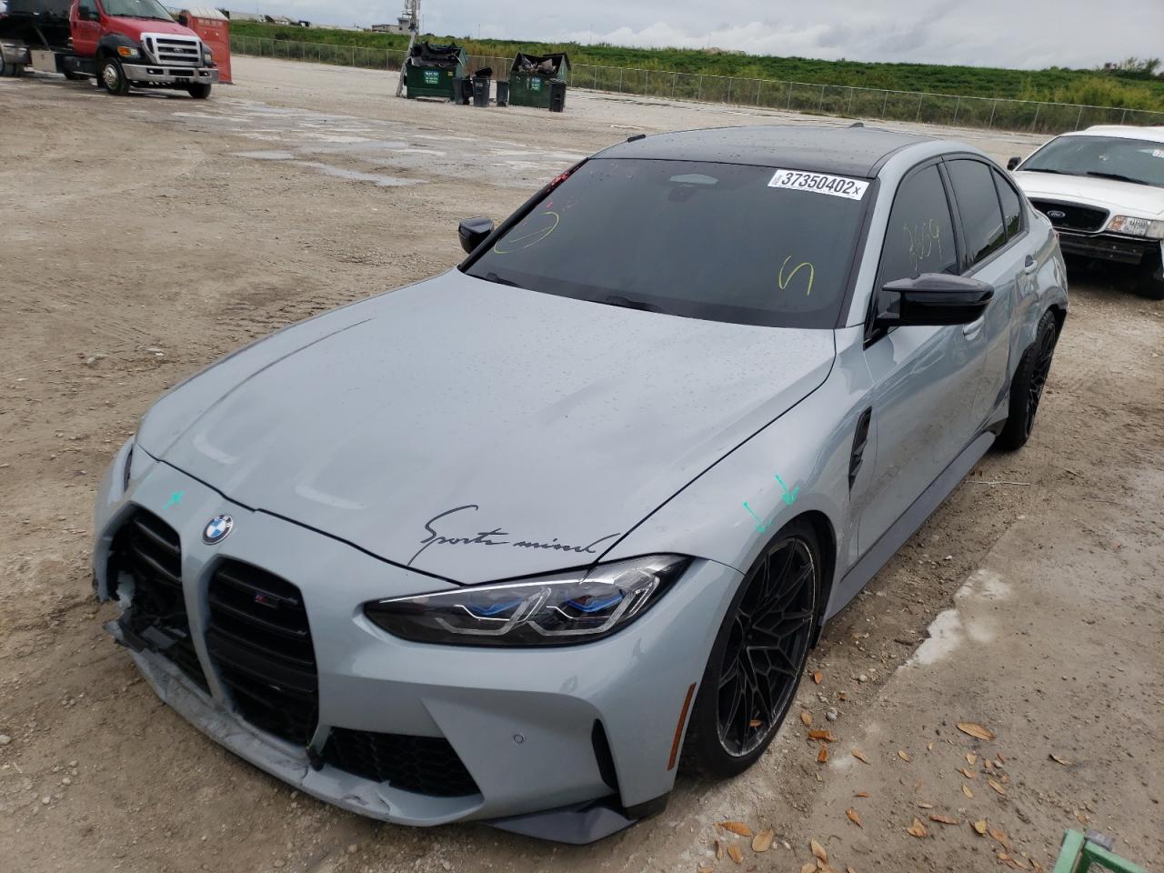 Photo 2 from auction – 2021 BMW M3 COMPETI with VIN WBS33AY00MFL29436
