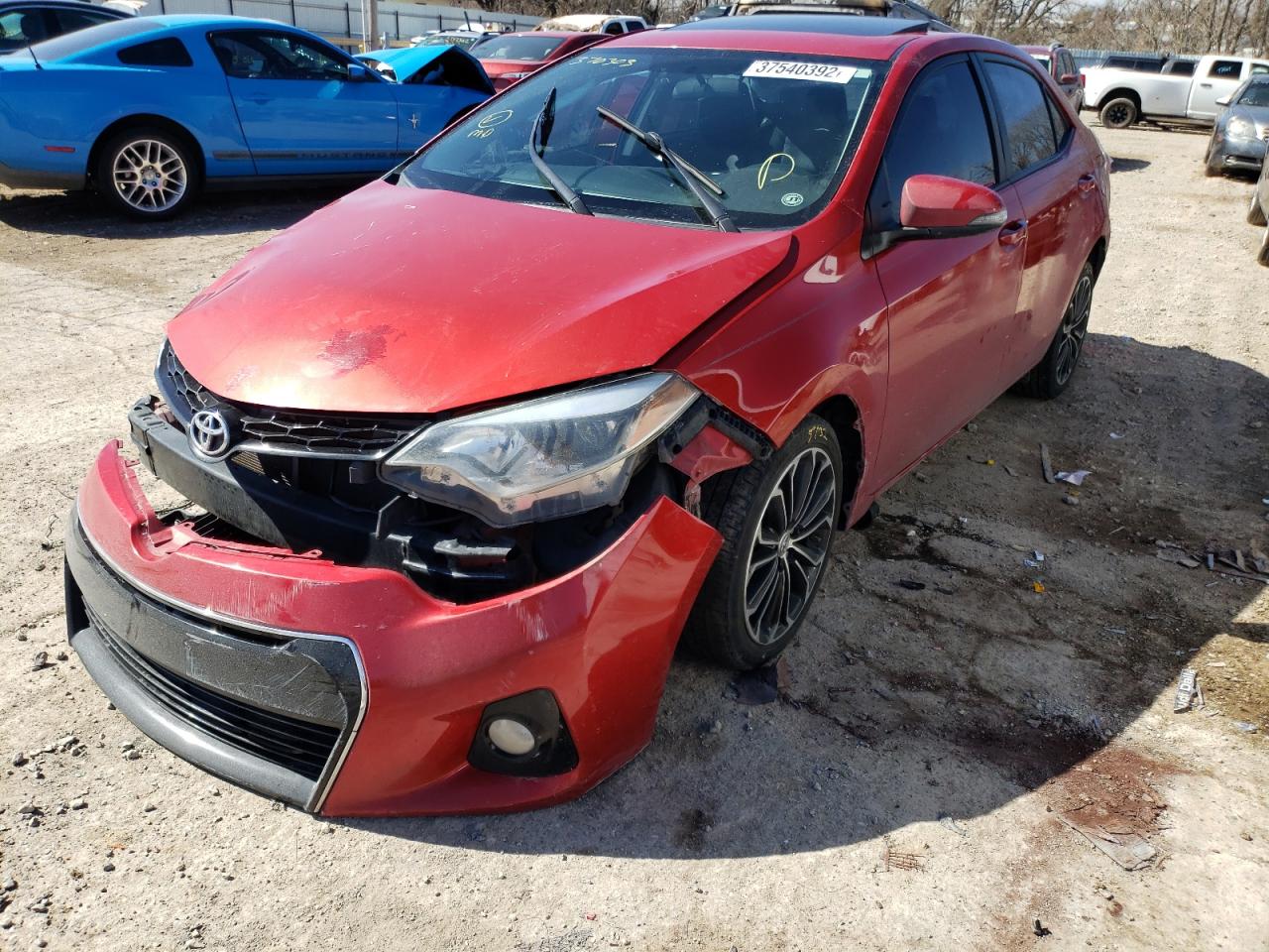 Photo 2 from auction – 2016 TOYOTA COROLLA L with VIN 5YFBURHE0GP370303