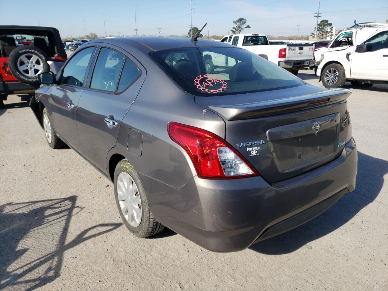 Photo 3 from auction – 2016 NISSAN VERSA S with VIN 3N1CN7AP6GL851237