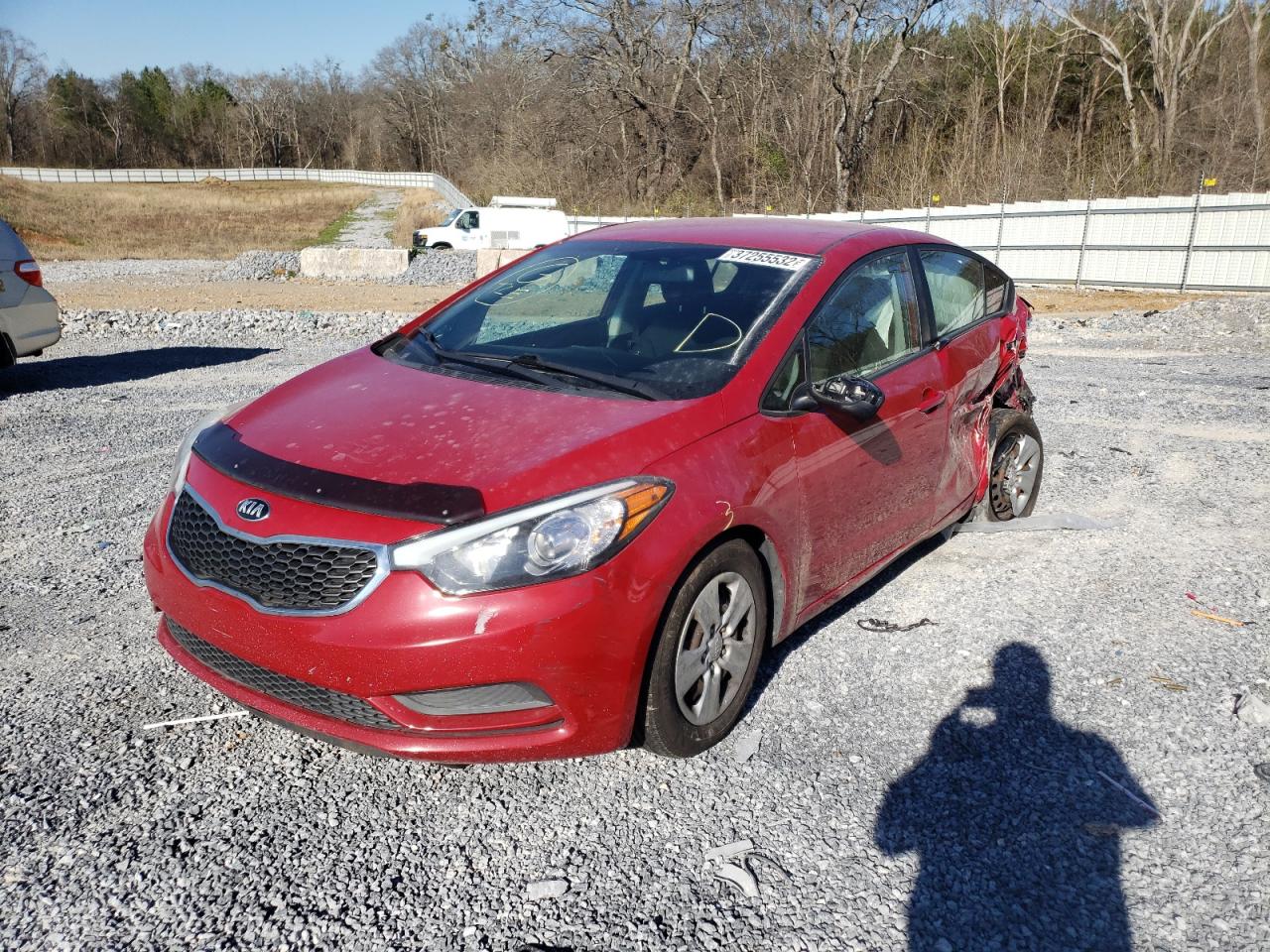Photo 2 from auction – 2016 KIA FORTE LX with VIN KNAFK4A66G5487651
