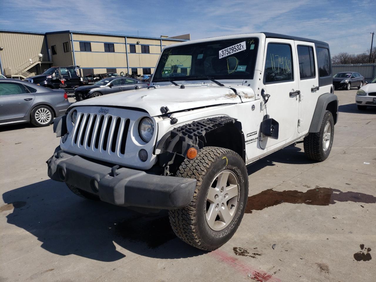 Photo 2 from auction – 2015 JEEP WRANGLER U with VIN 1C4BJWDG5FL593409