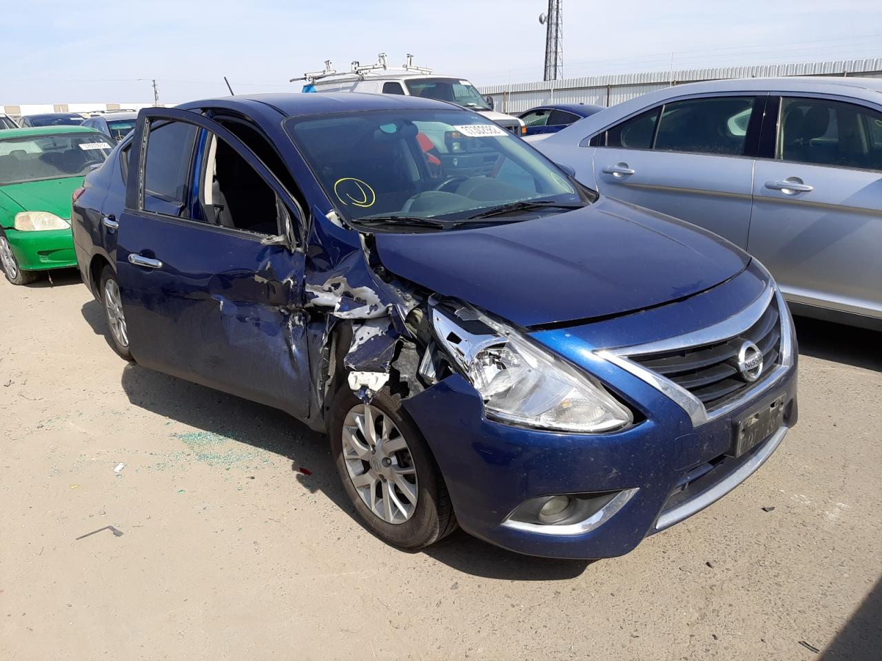 NISSAN VERSA S 2018 with VIN 3N1CN7AP4JL872630 - Photo from auction