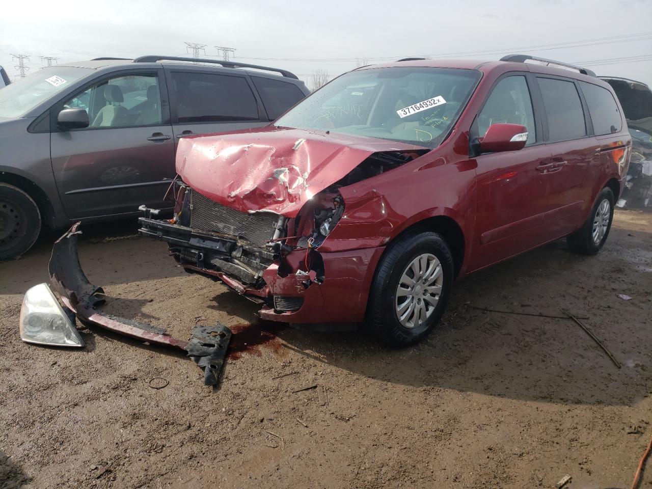 Photo 2 from auction – 2012 KIA SEDONA LX with VIN KNDMG4C70C6456434