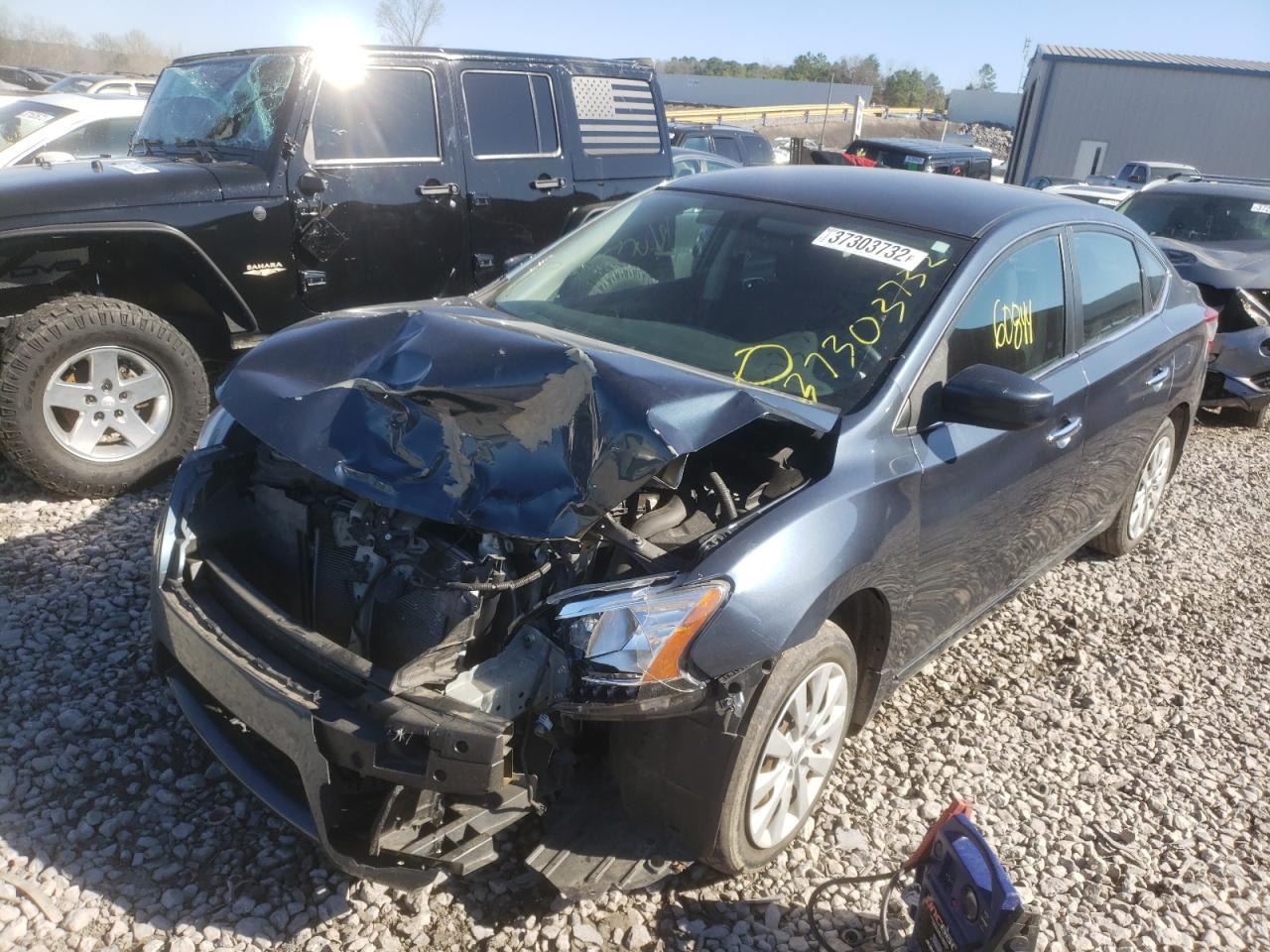 Photo 2 from auction – 2014 NISSAN SENTRA S with VIN 3N1AB7AP0EL693023