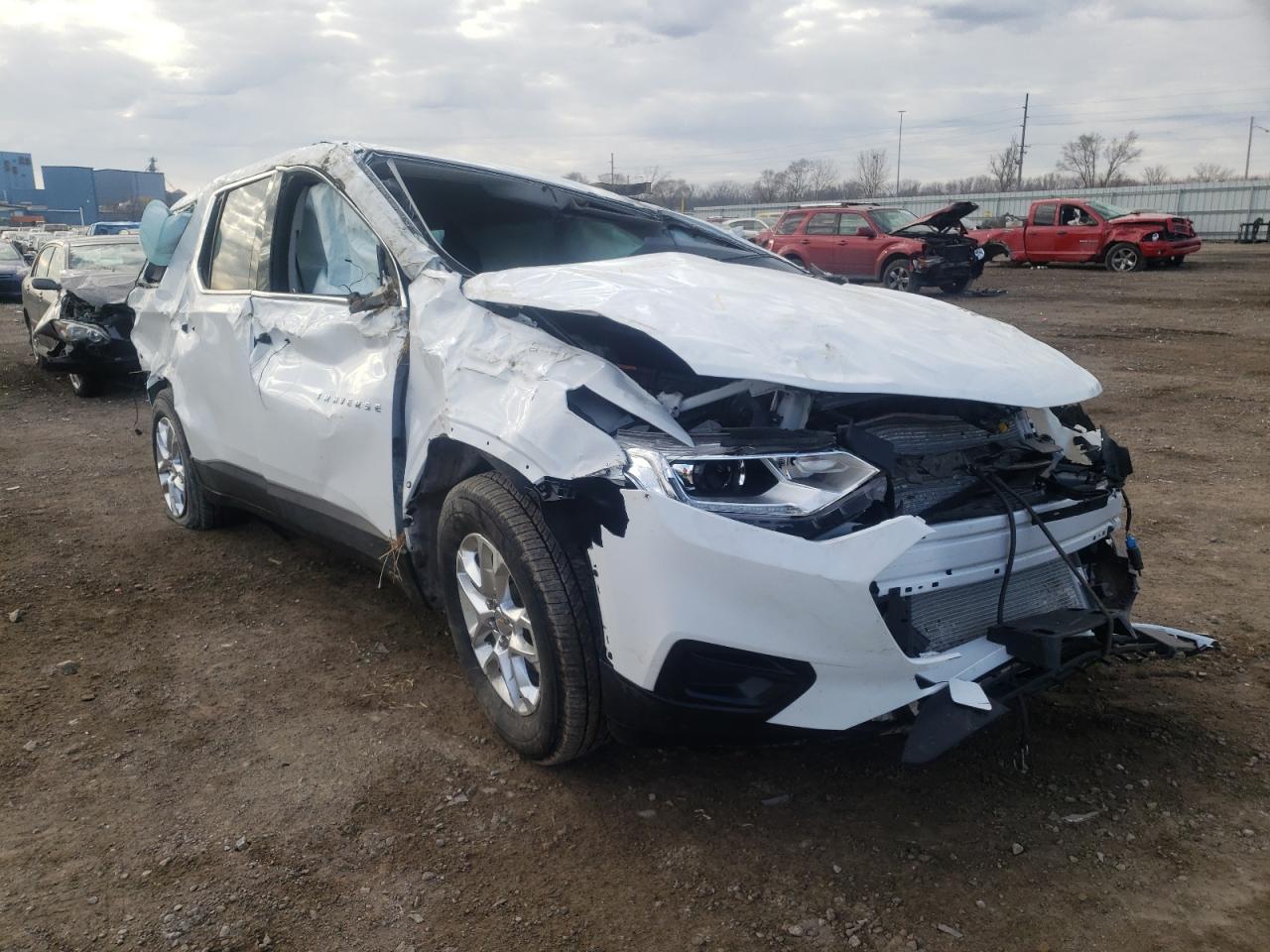 Photo 1 from auction – 2020 CHEVROLET TRAVERSE L with VIN 1GNERFKW0LJ293369