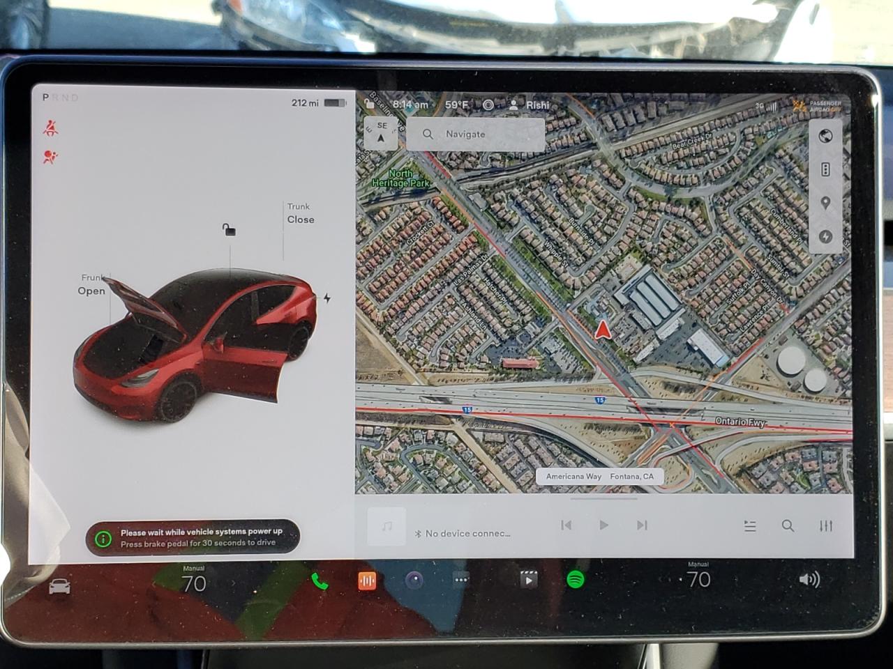 Photo 9 from auction – 2020 TESLA MODEL Y with VIN 5YJYGDEE3LF055381