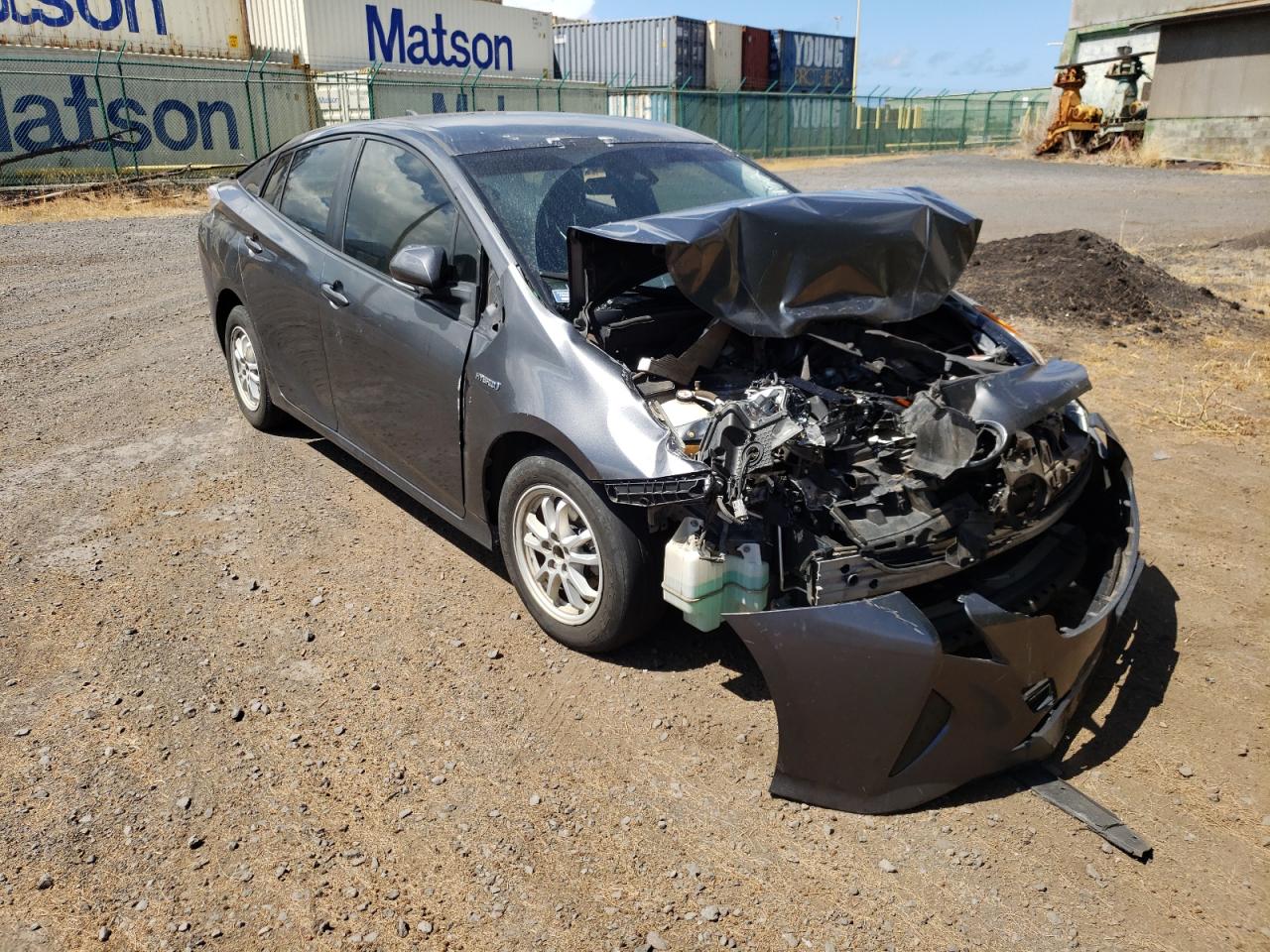 TOYOTA PRIUS 2017 with VIN JTDKBRFU4H3038875 - Photo from auction