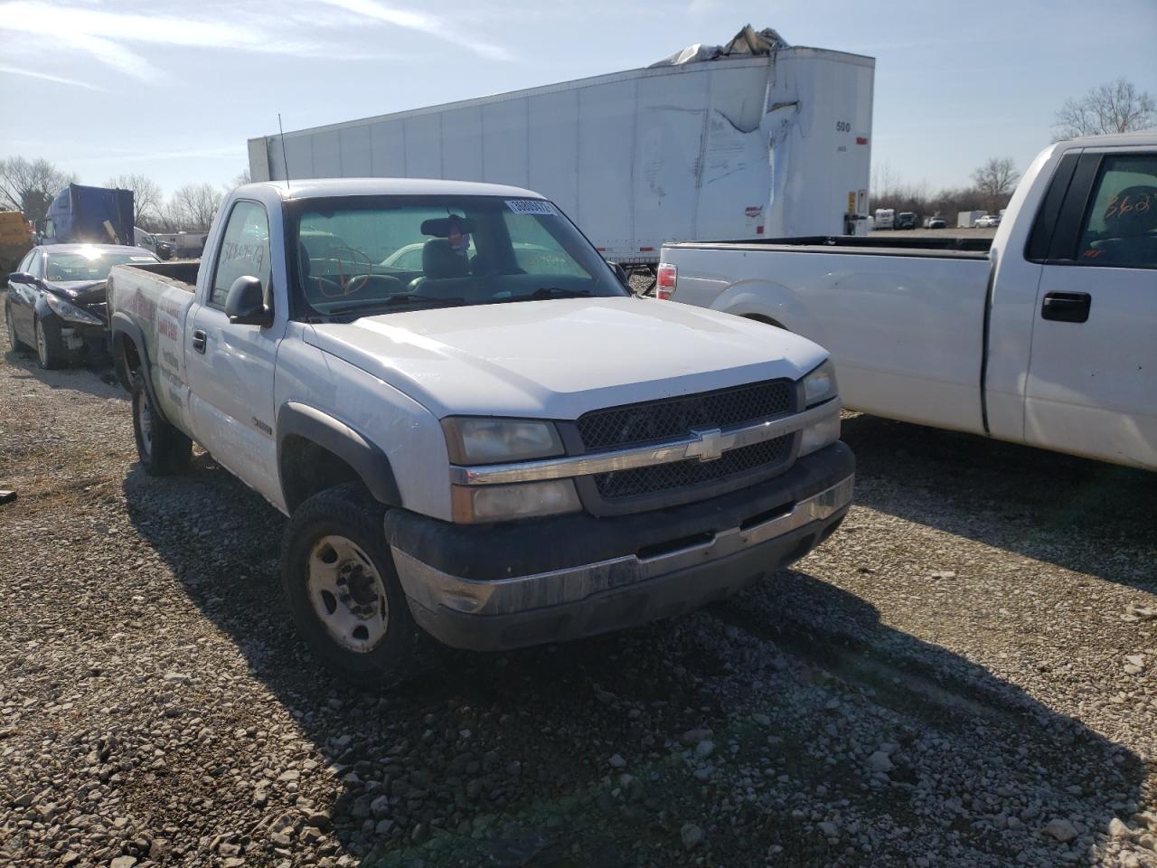 CHEVROLET SILVERADO 2003 with VIN 1GCGC24U43Z334465 - Photo from auction