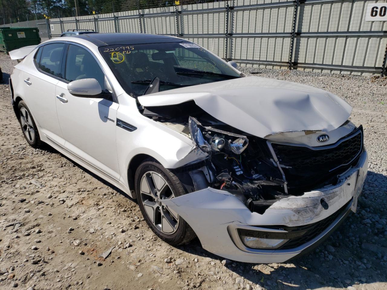 Photo 9 from auction – 2013 KIA OPTIMA HYB with VIN KNAGM4AD7D5047799