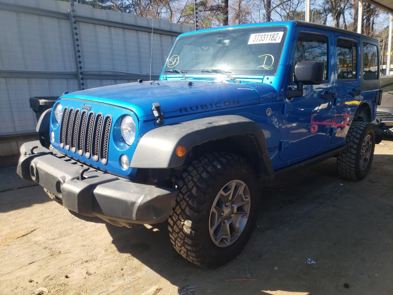 Photo 2 from auction – 2016 JEEP WRANGLER U with VIN 1C4BJWFG3GL110675