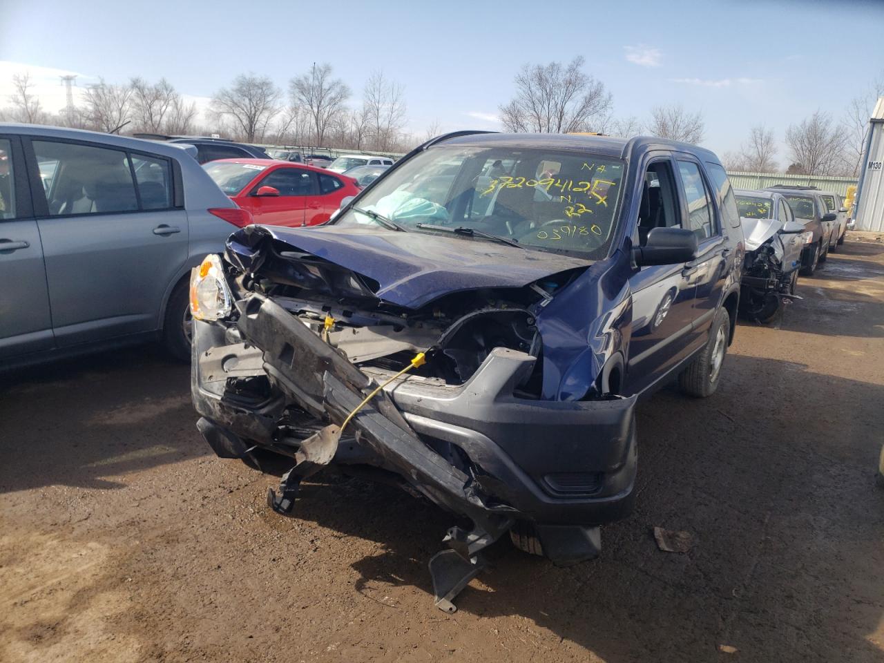 Photo 2 from auction – 2004 HONDA CR-V LX with VIN JHLRD78574C039180