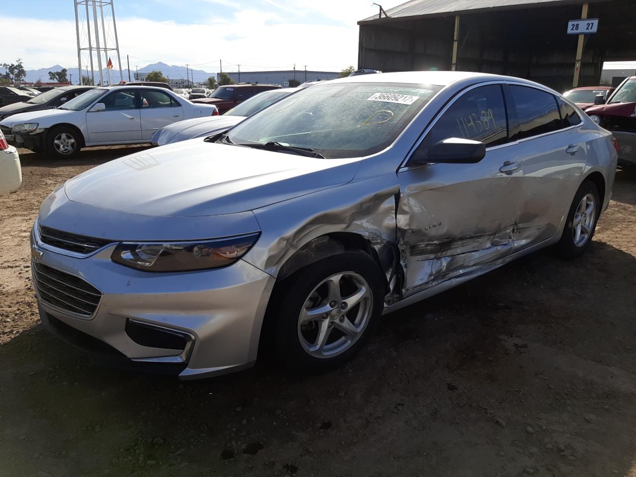 Photo 2 from auction – 2016 CHEVROLET MALIBU LS with VIN 1G1ZB5ST1GF208376