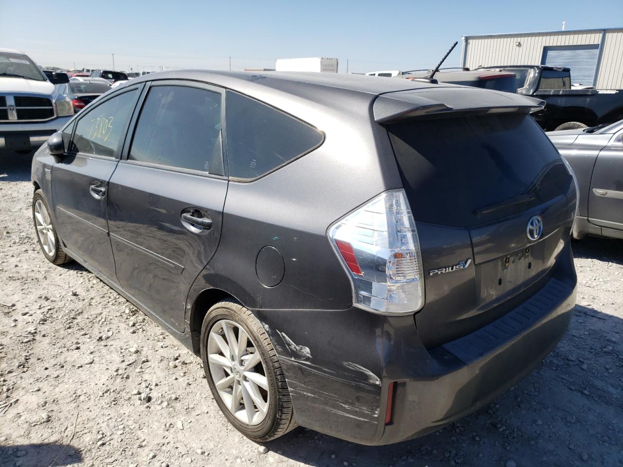 Photo 3 from auction – 2014 TOYOTA PRIUS V with VIN JTDZN3EU8EJ013277