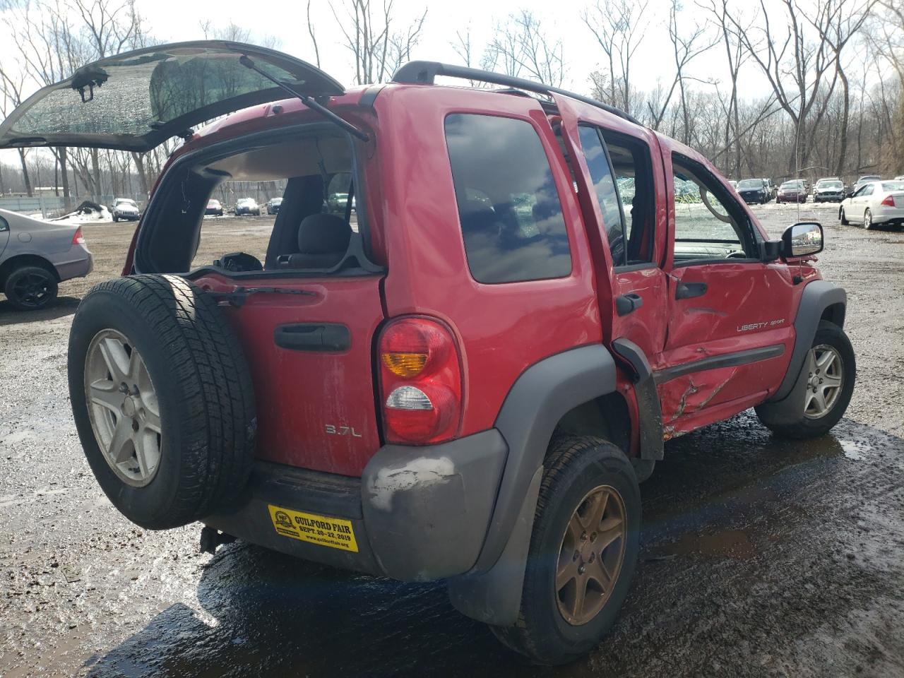 Photo 4 from auction – 2003 JEEP LIBERTY SP with VIN 1J4GL48K43W726622