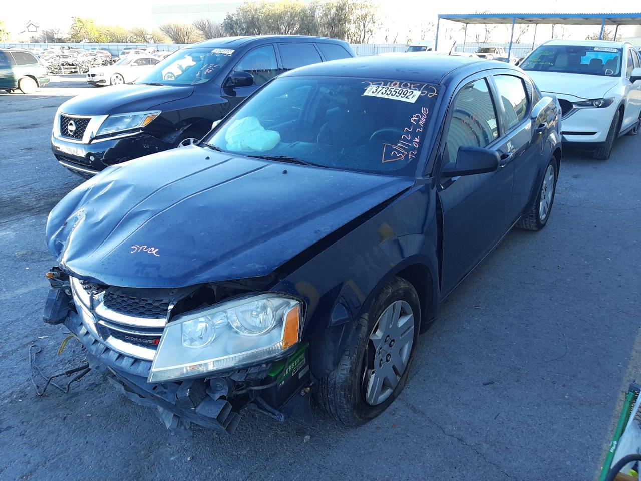 Фото 2 с аукциона – 2014 DODGE AVENGER SE с VIN 1C3CDZAB1EN201149
