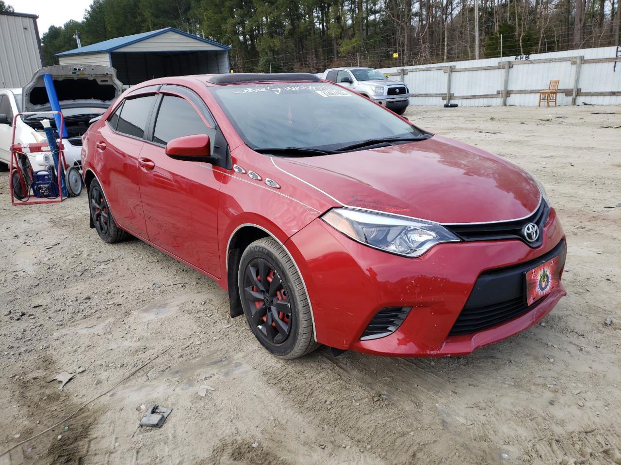 TOYOTA COROLLA 2016 with VIN 2T1BURHE3GC494467 - Photo from auction