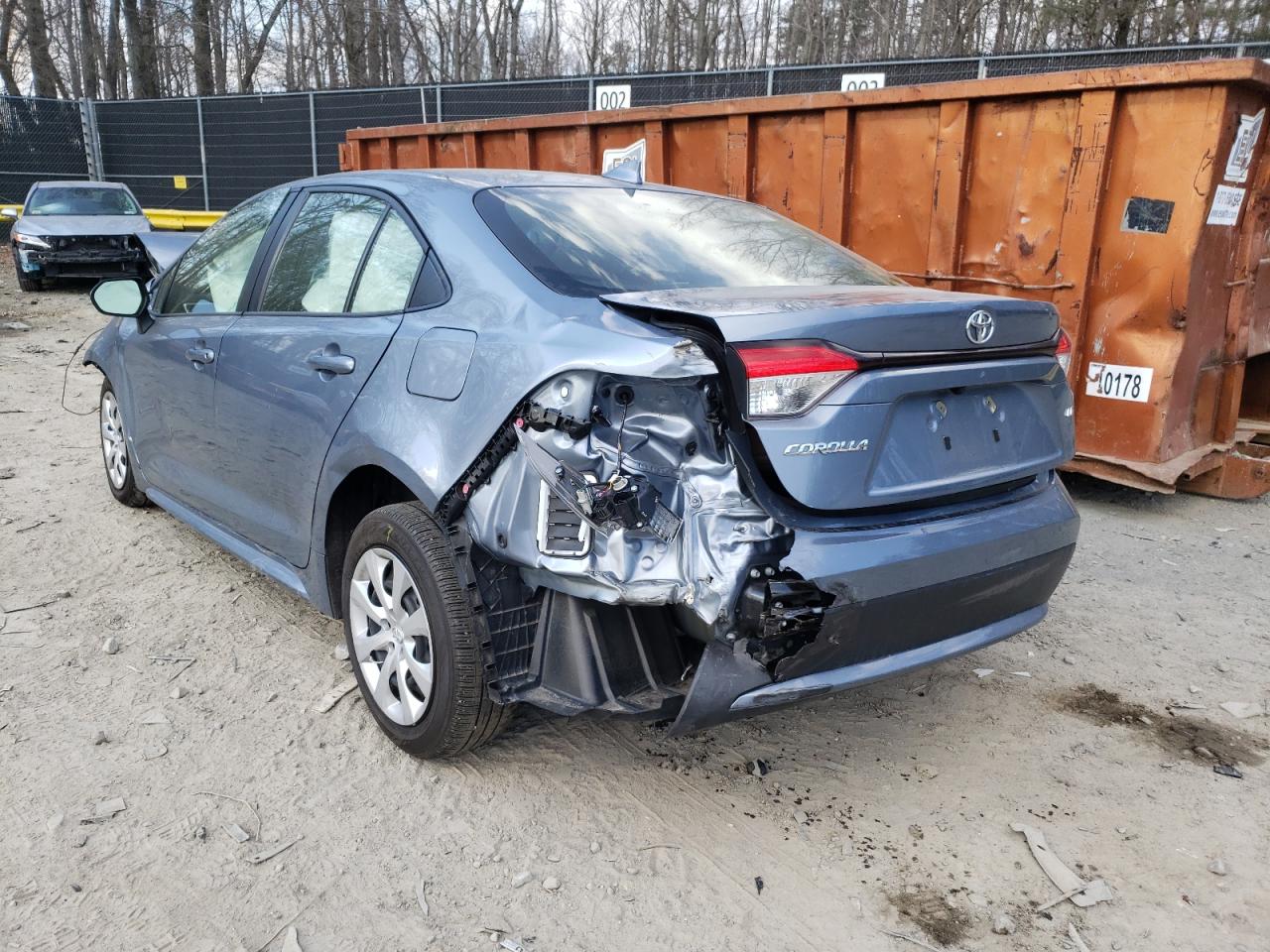 Photo 3 from auction – 2021 TOYOTA COROLLA LE with VIN JTDEPMAE1MJ154784