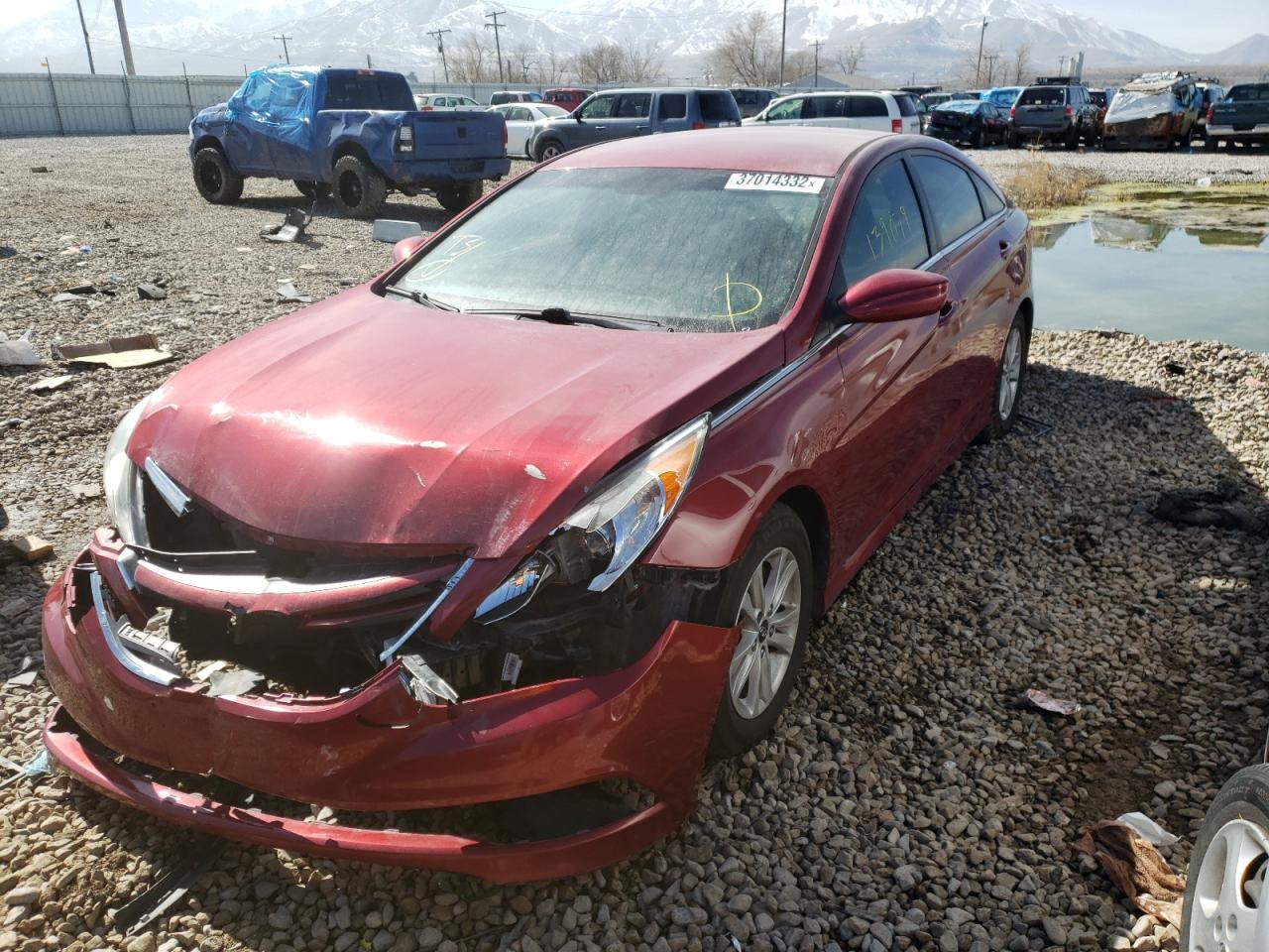 Photo 2 from auction – 2014 HYUNDAI SONATA GLS with VIN 5NPEB4AC7EH830971
