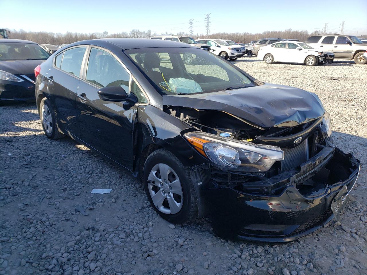 KIA FORTE LX 2016 with VIN KNAFK4A69G5614389 - Photo from auction