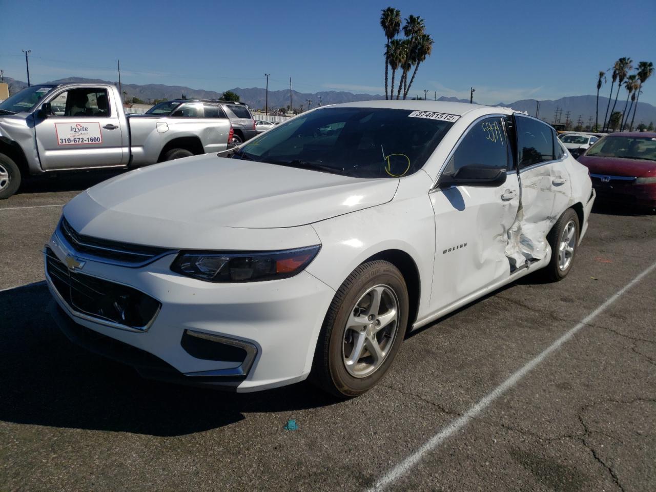 Photo 2 from auction – 2017 CHEVROLET MALIBU LS with VIN 1G1ZB5ST7HF182545