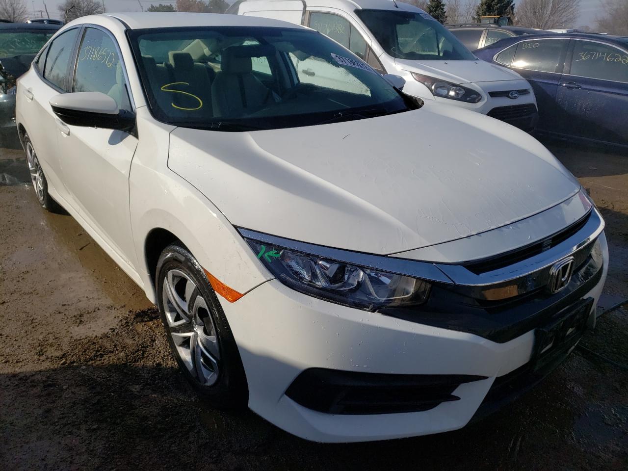 HONDA CIVIC LX 2017 with VIN 19XFC2F54HE081488 - Photo from auction