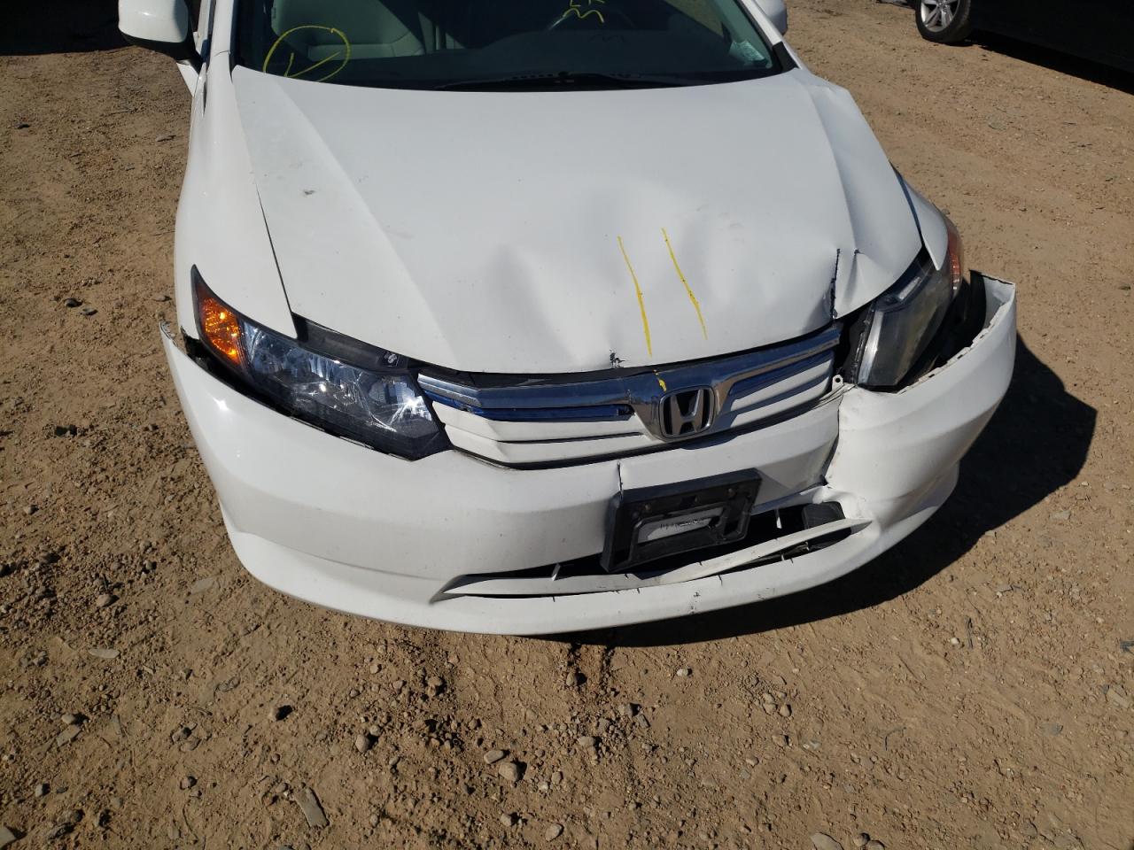 Photo 9 from auction – 2012 HONDA CIVIC EX with VIN 19XFB2F80CE346641