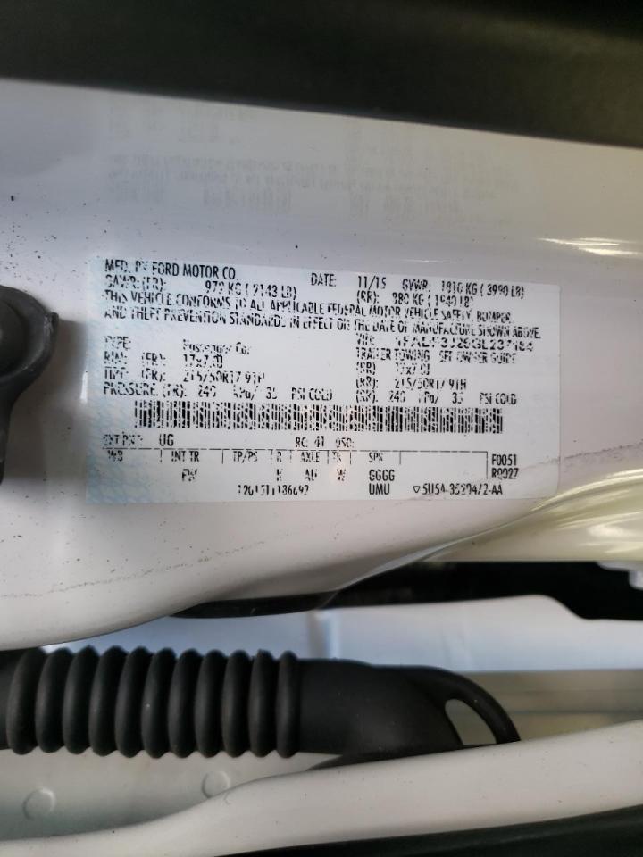 Photo 10 from auction – 2016 FORD FOCUS TITA with VIN 1FADP3J26GL237184