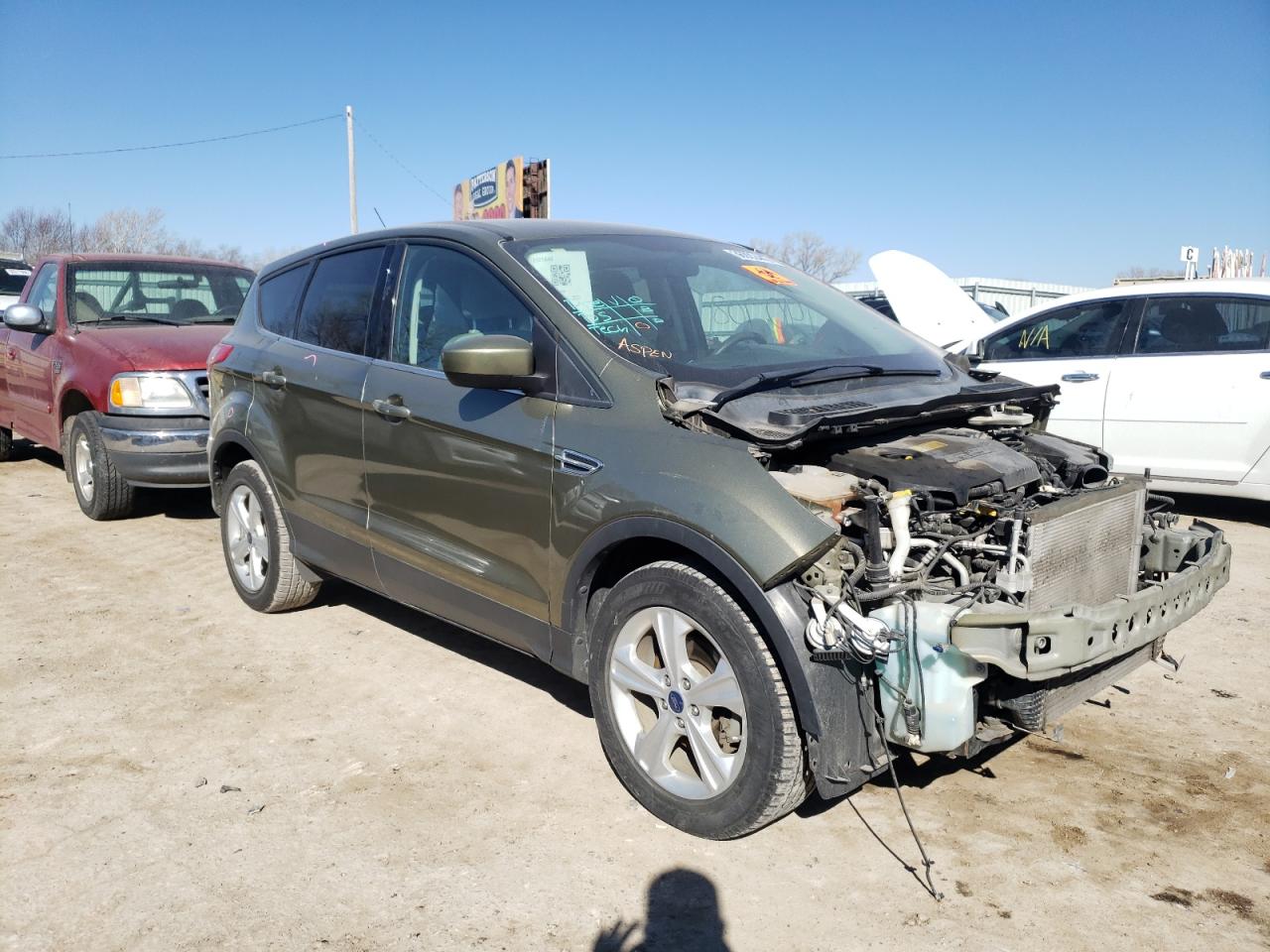 FORD ESCAPE SE 2013 with VIN 1FMCU0GX7DUD57304 - Photo from auction