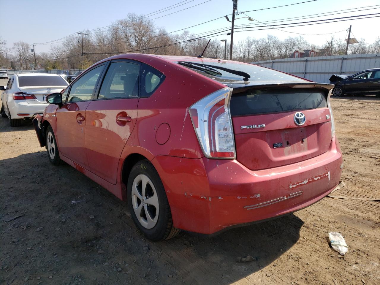 Photo 3 from auction – 2012 TOYOTA PRIUS with VIN JTDKN3DU9C1578072