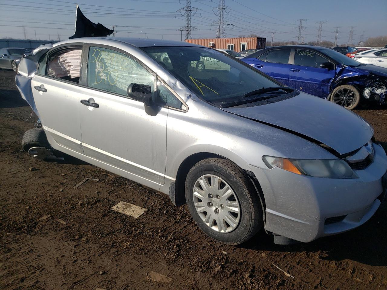 Photo 1 from auction – 2010 HONDA CIVIC VP with VIN 19XFA1F36AE000740