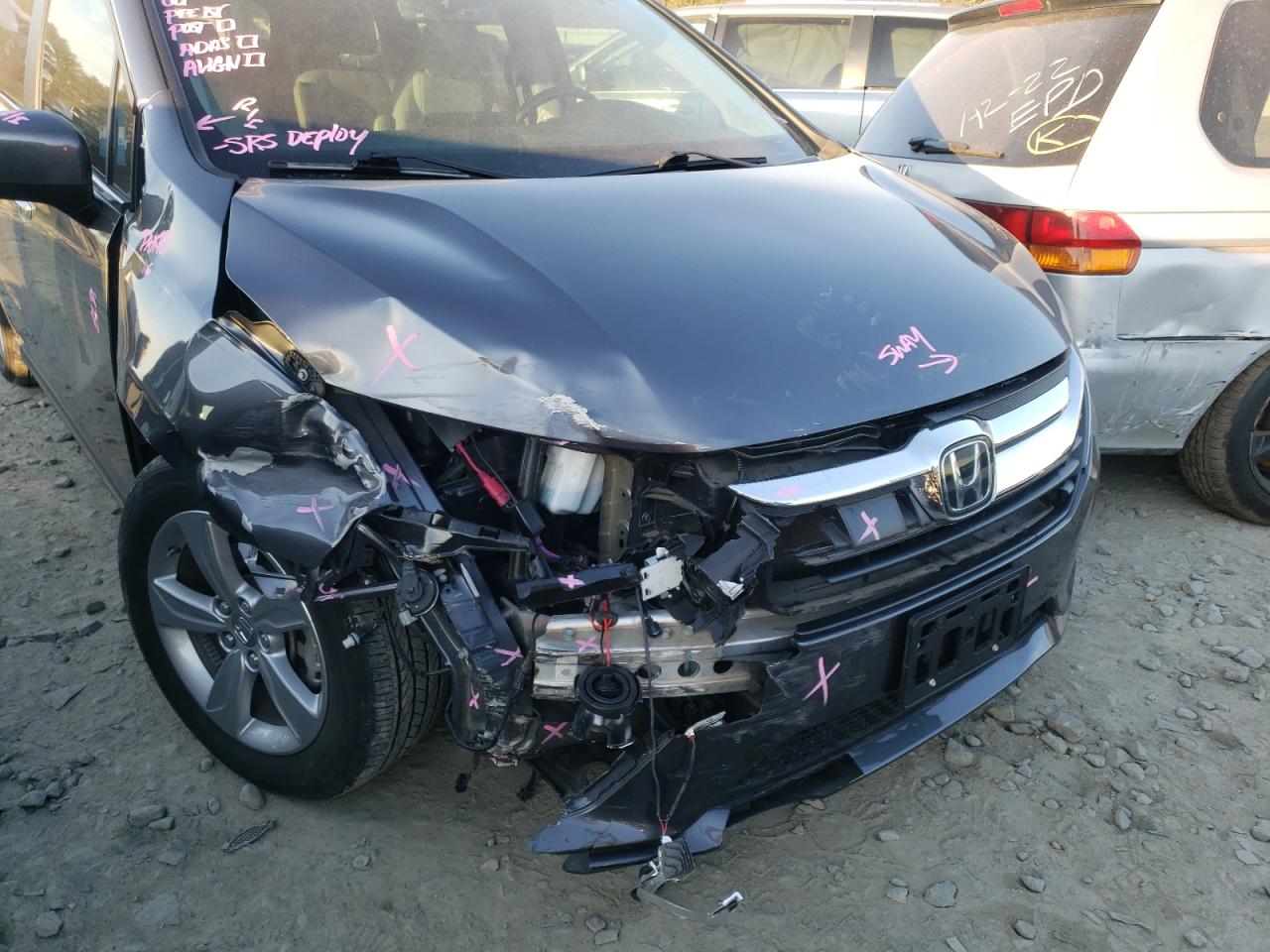 Photo 9 from auction – 2019 HONDA ODYSSEY EX with VIN 5FNRL6H74KB054635