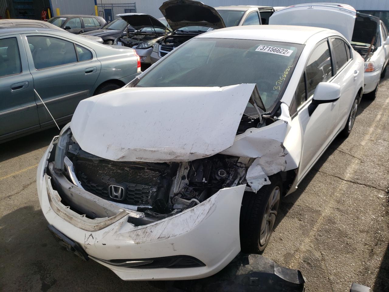 Photo 2 from auction – 2013 HONDA CIVIC LX with VIN 2HGFB2F52DH508931