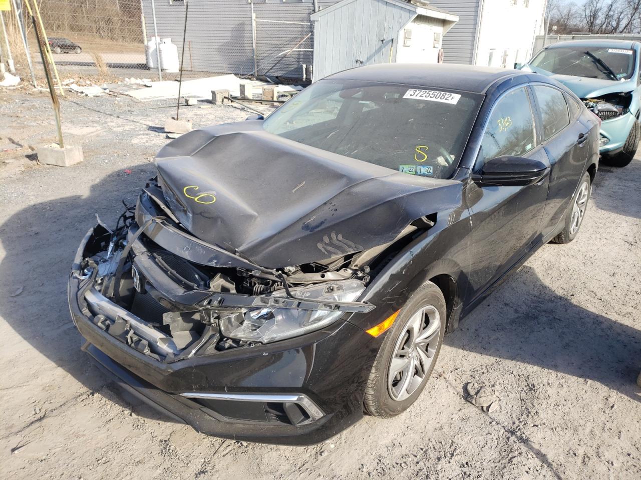 Photo 2 from auction – 2019 HONDA CIVIC LX with VIN 2HGFC2F68KH559143