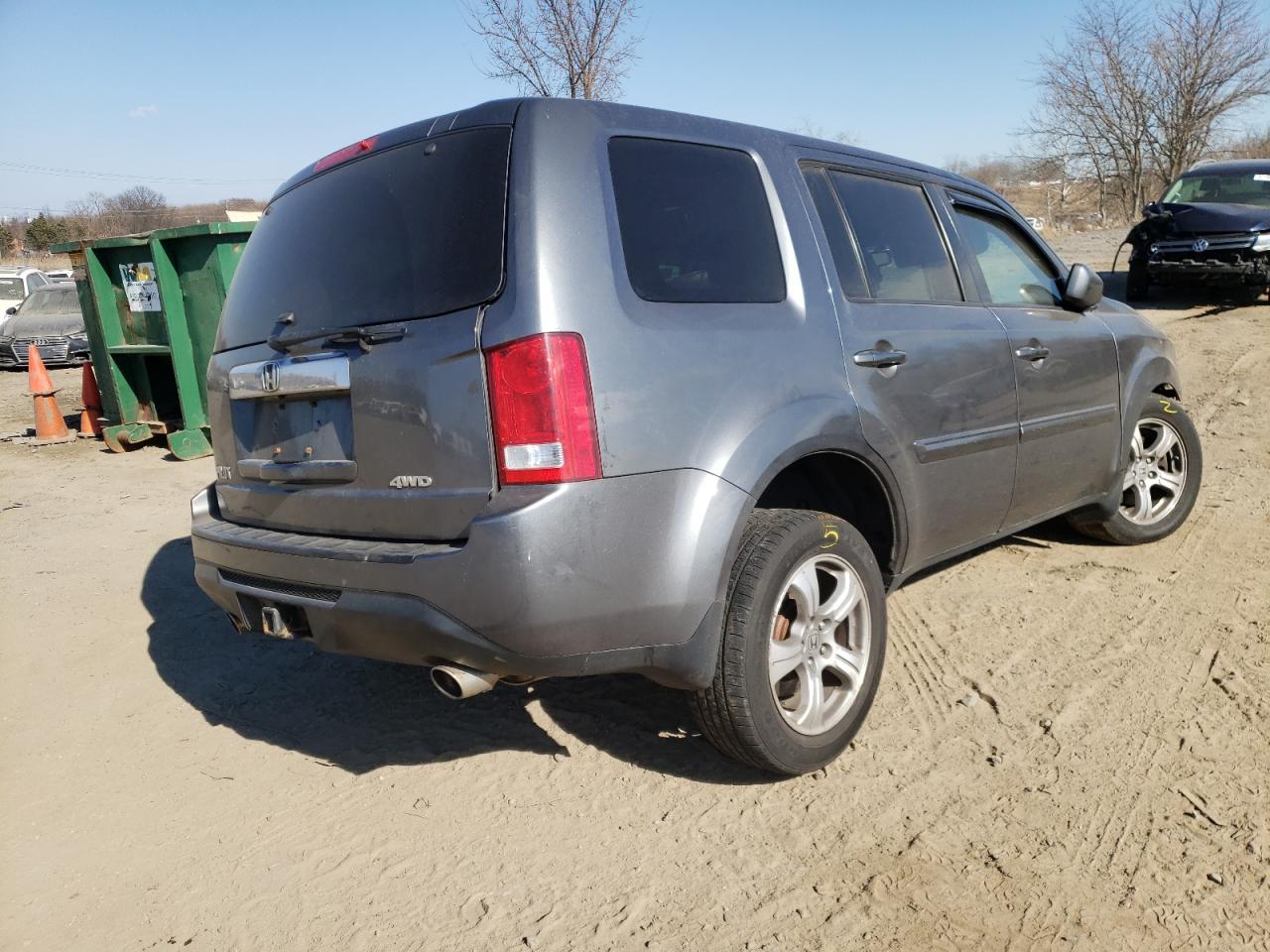 Photo 4 from auction – 2013 HONDA PILOT EXL with VIN 5FNYF4H51DB054181