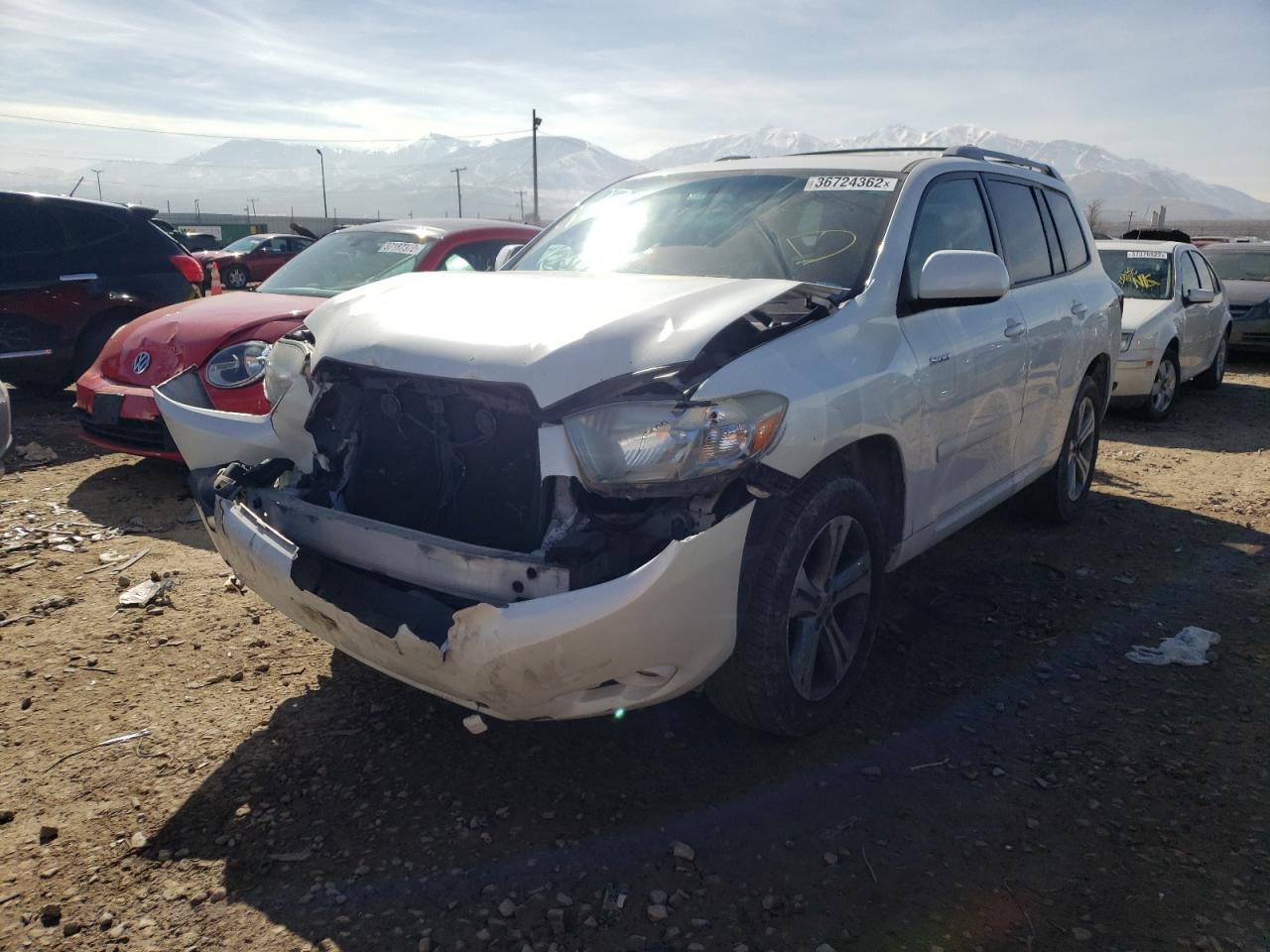 Photo 2 from auction – 2008 TOYOTA HIGHLANDER with VIN JTEES43A882096208