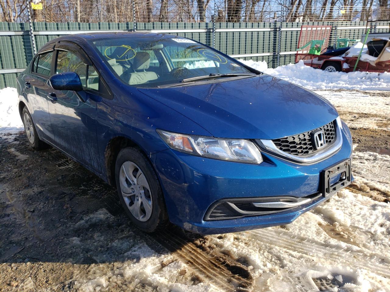 Photo 1 from auction – 2014 HONDA CIVIC LX with VIN 19XFB2F57EE230006