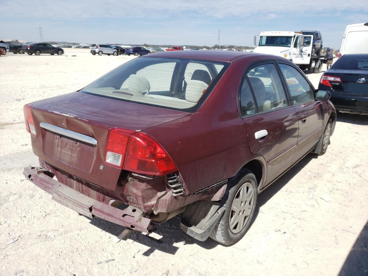 Photo 4 from auction – 2003 HONDA CIVIC LX with VIN 2HGES16523H625039