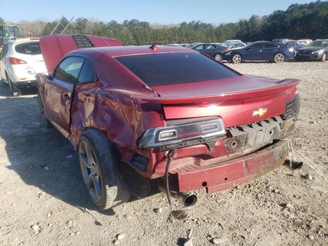 Photo 3 from auction – 2014 CHEVROLET CAMARO 2SS with VIN 2G1FK1EJ3E9266291