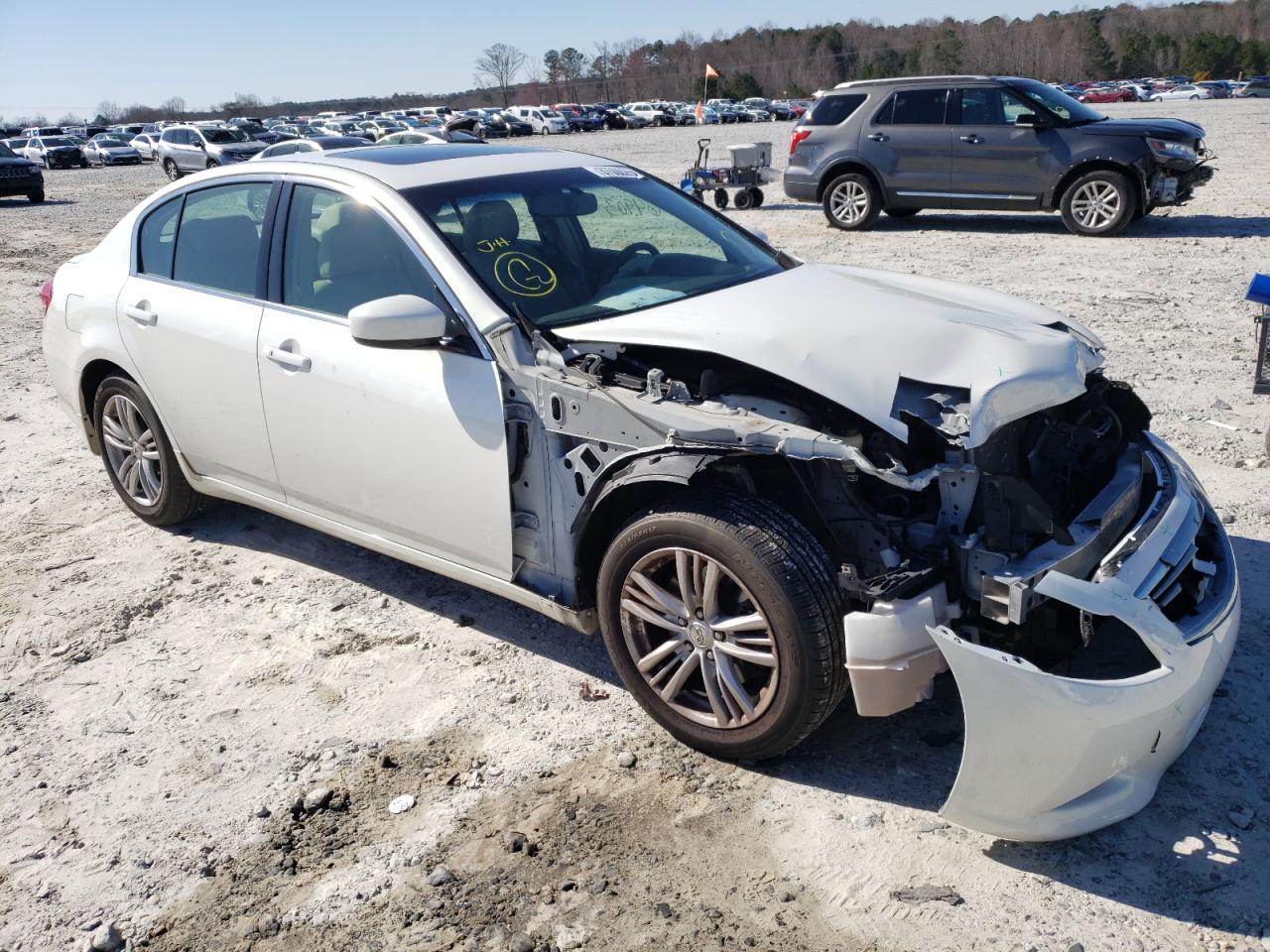 Photo 1 from auction – 2012 INFINITI G25 with VIN JN1DV6ARXCM731067